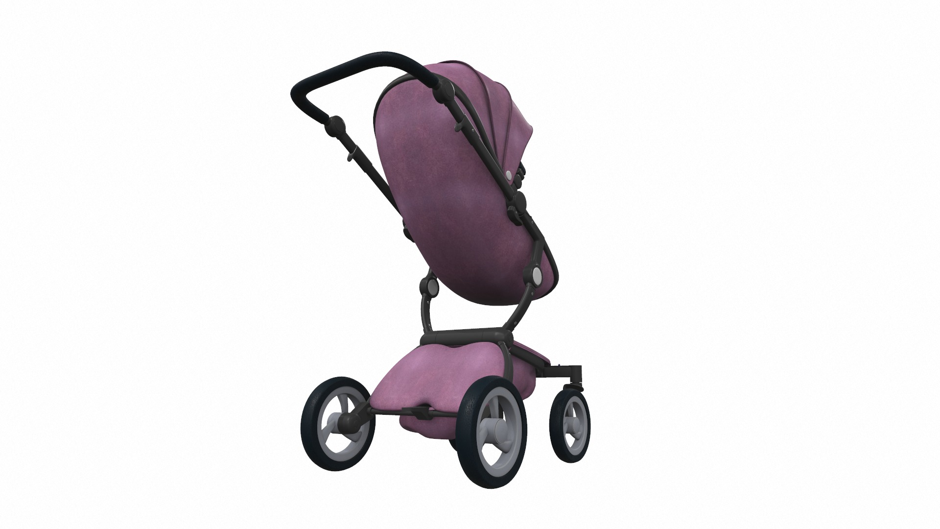 Baby stroller set 12 3D Model Collection_19