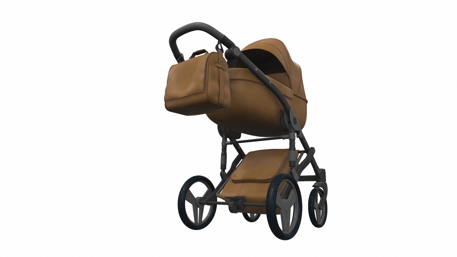 Baby stroller set 12 3D Model Collection_22
