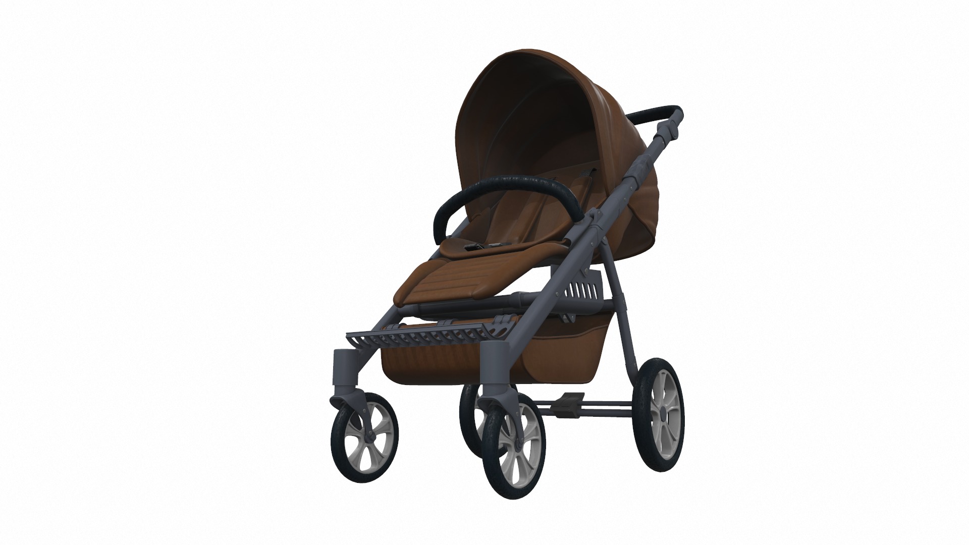 Baby stroller set 12 3D Model Collection_5