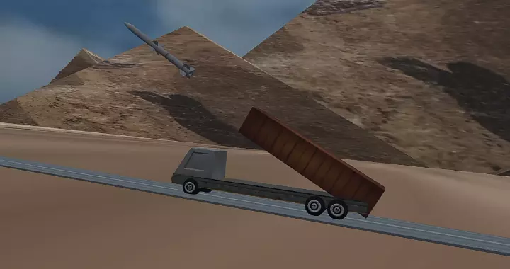 Missile launcher Free low-poly 3D model