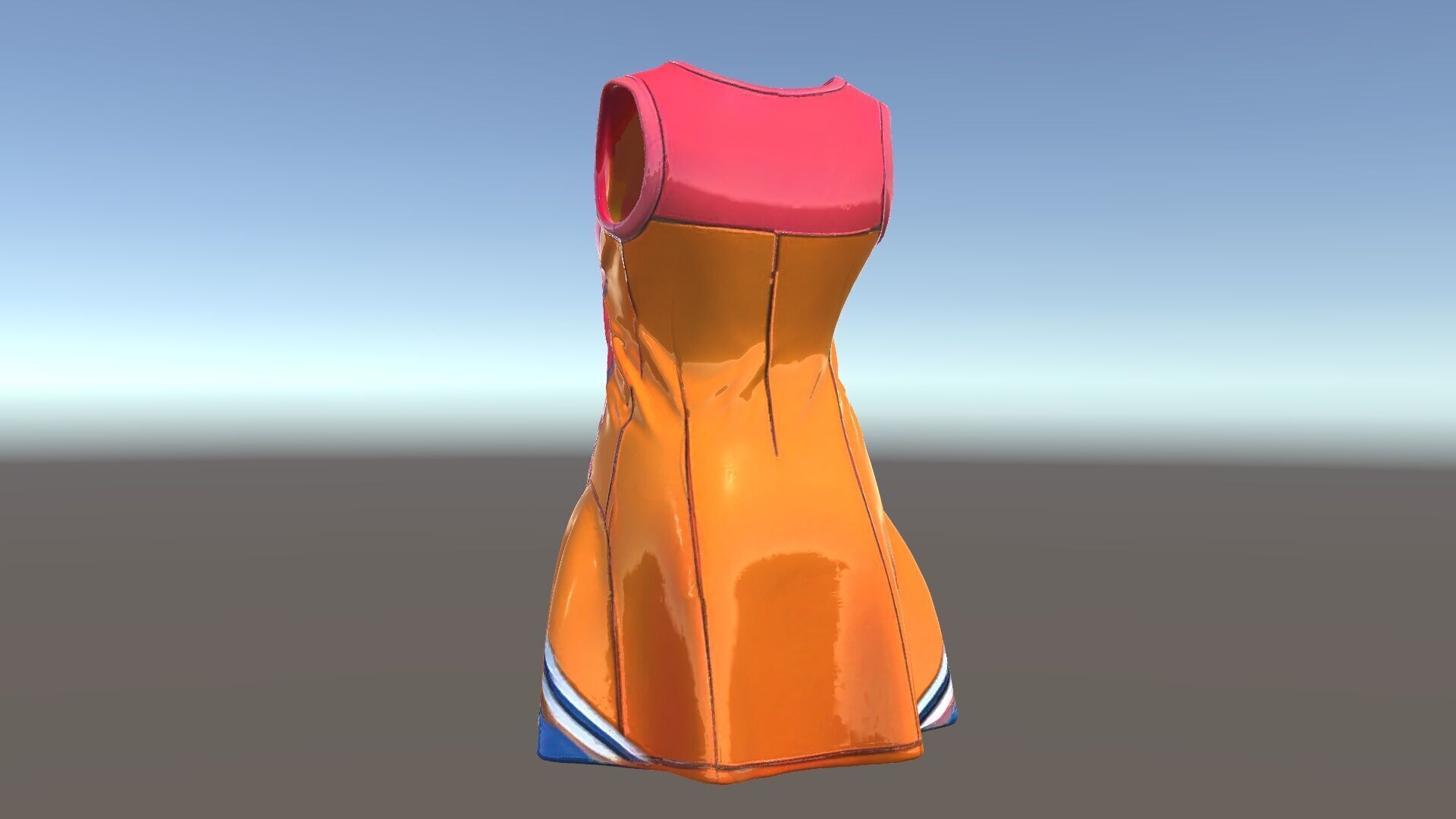 Athletic Dress Model Pack for Sportswear Designs Low-poly 3D model_5