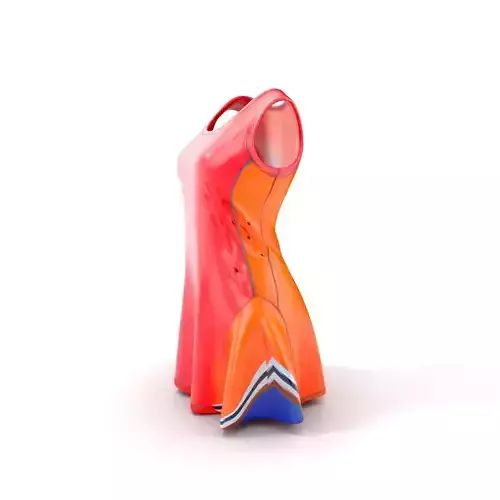 Athletic Dress Model Pack for Sportswear Designs Low-poly 3D model