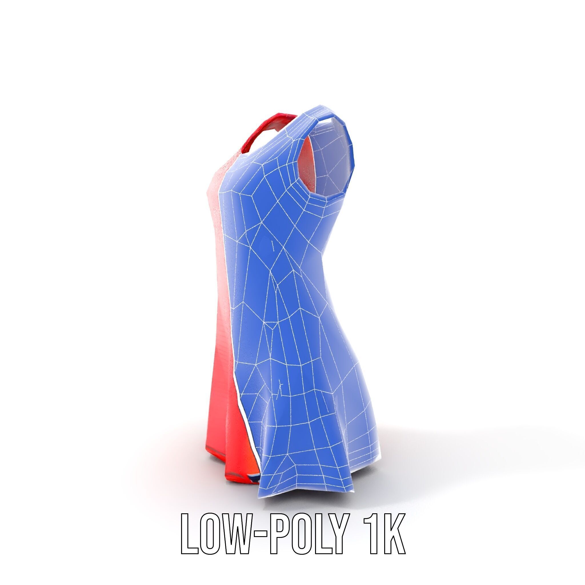 Athletic Dress Model Pack for Sportswear Designs Low-poly 3D model_16