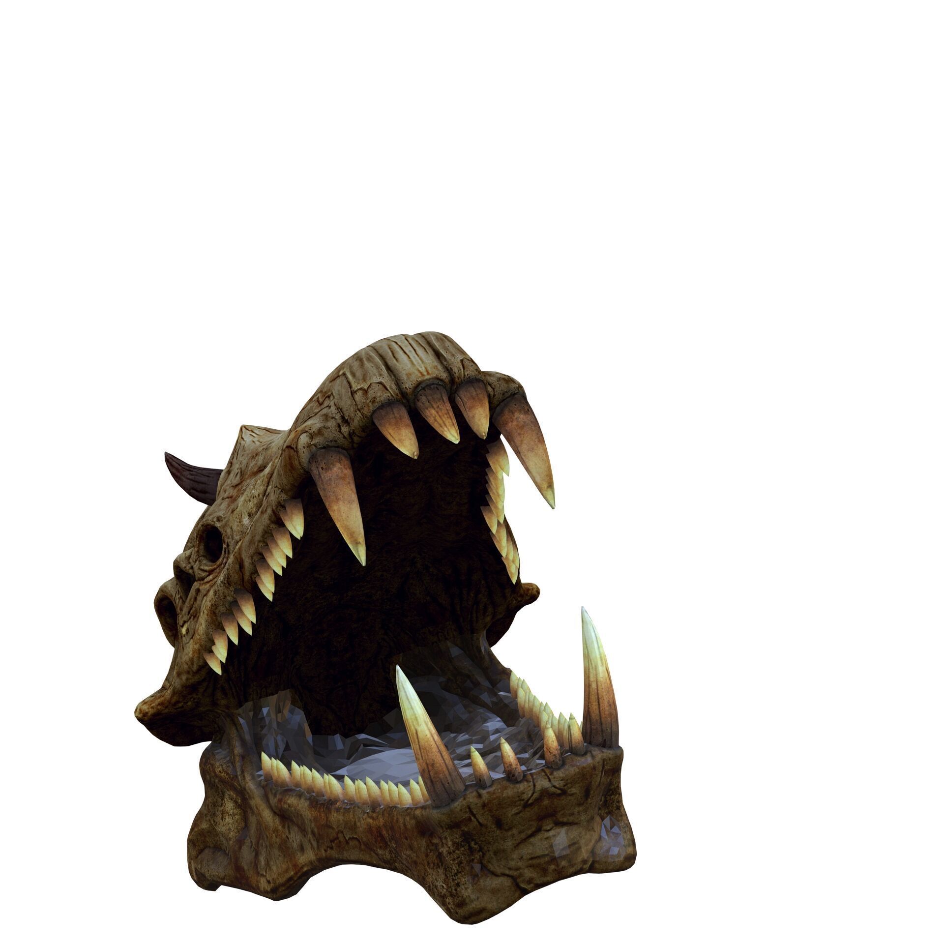 SKULL River Gargantuan Skull SKELETON ANIMAL 3D print model_6