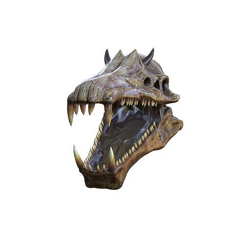 SKULL River Gargantuan Skull SKELETON ANIMAL 3D print model