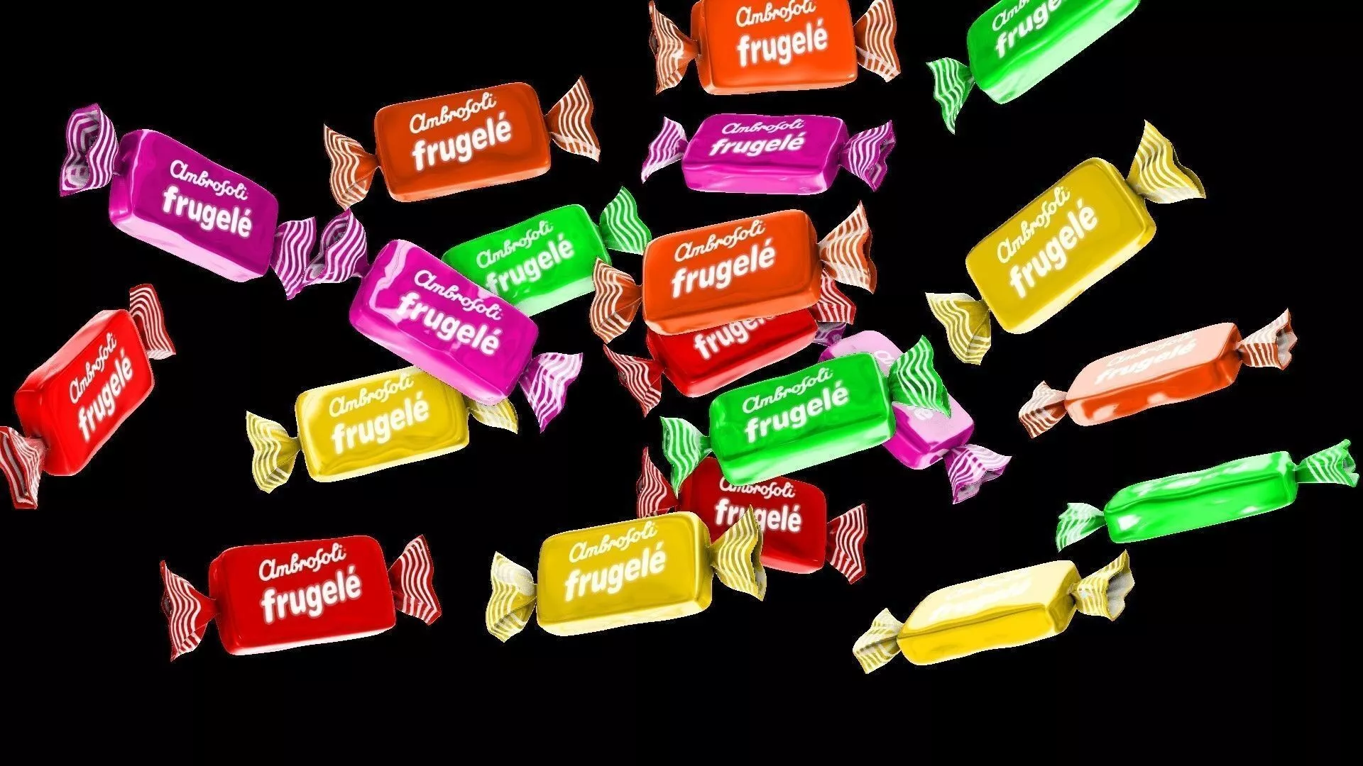 gomitas frugele 3d BPR blender Free 3D model