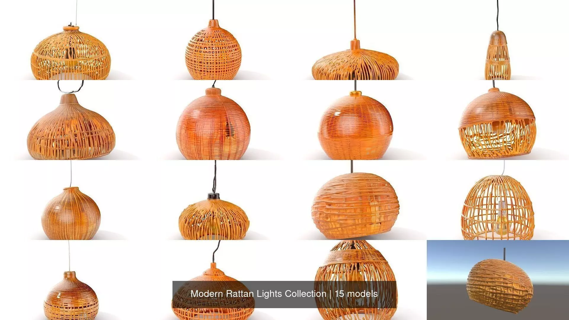 Modern Rattan Lights Collection _0