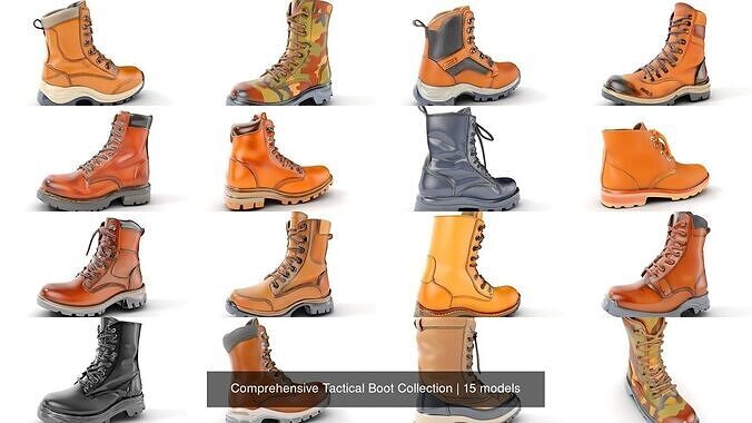 Comprehensive Tactical Boot Collection 