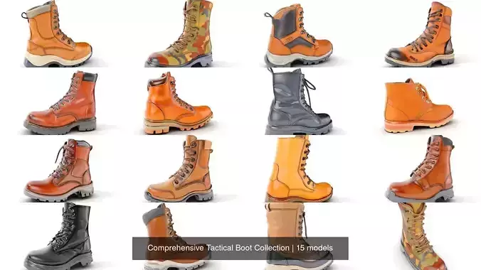 Comprehensive Tactical Boot Collection 