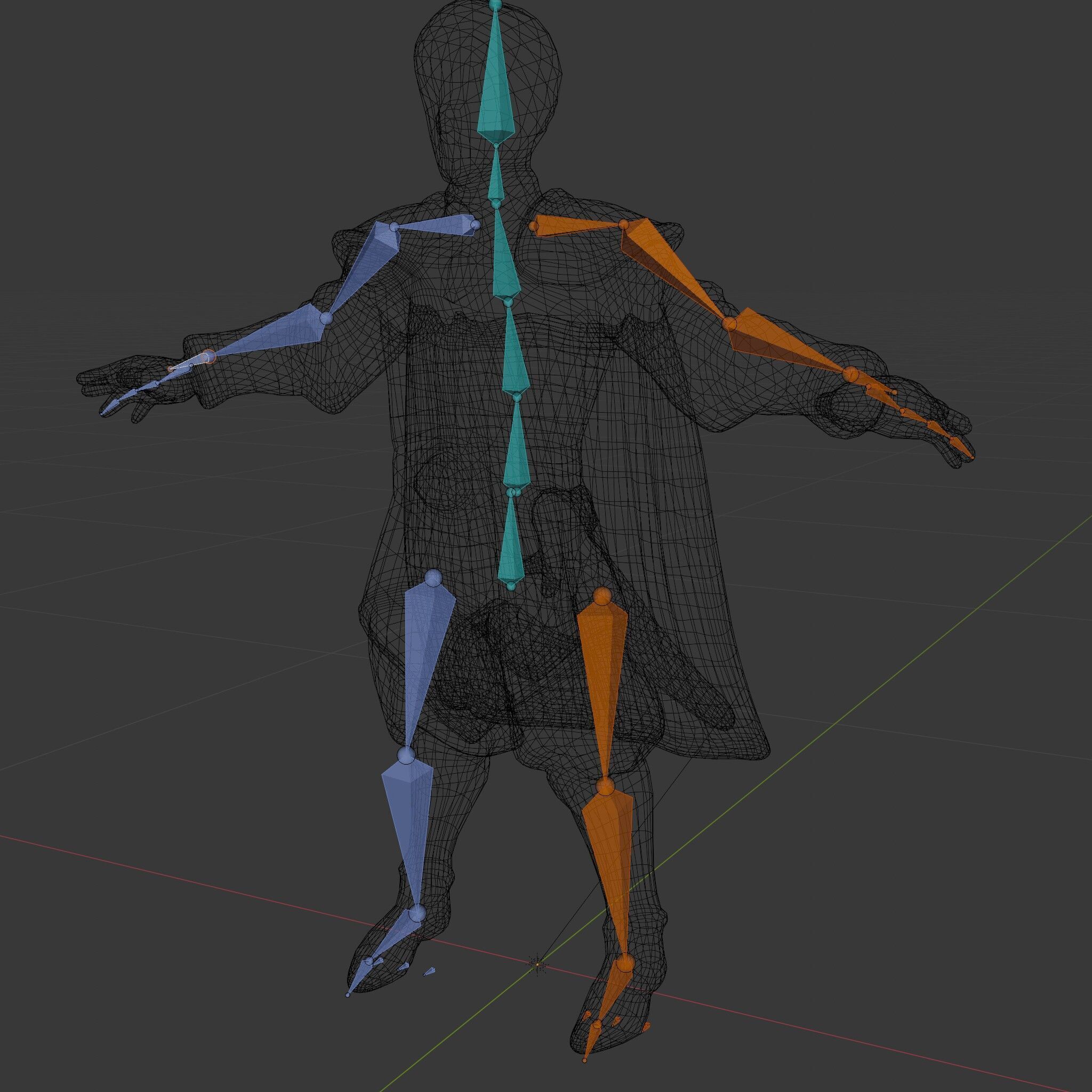 Regal Warrior Prince Rigged and Animated D Character Model Low-poly 3D model_6