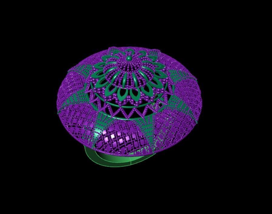 Turkish Rings 3D print model_2