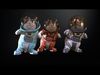 Astro Cat Low-poly 3D model_1