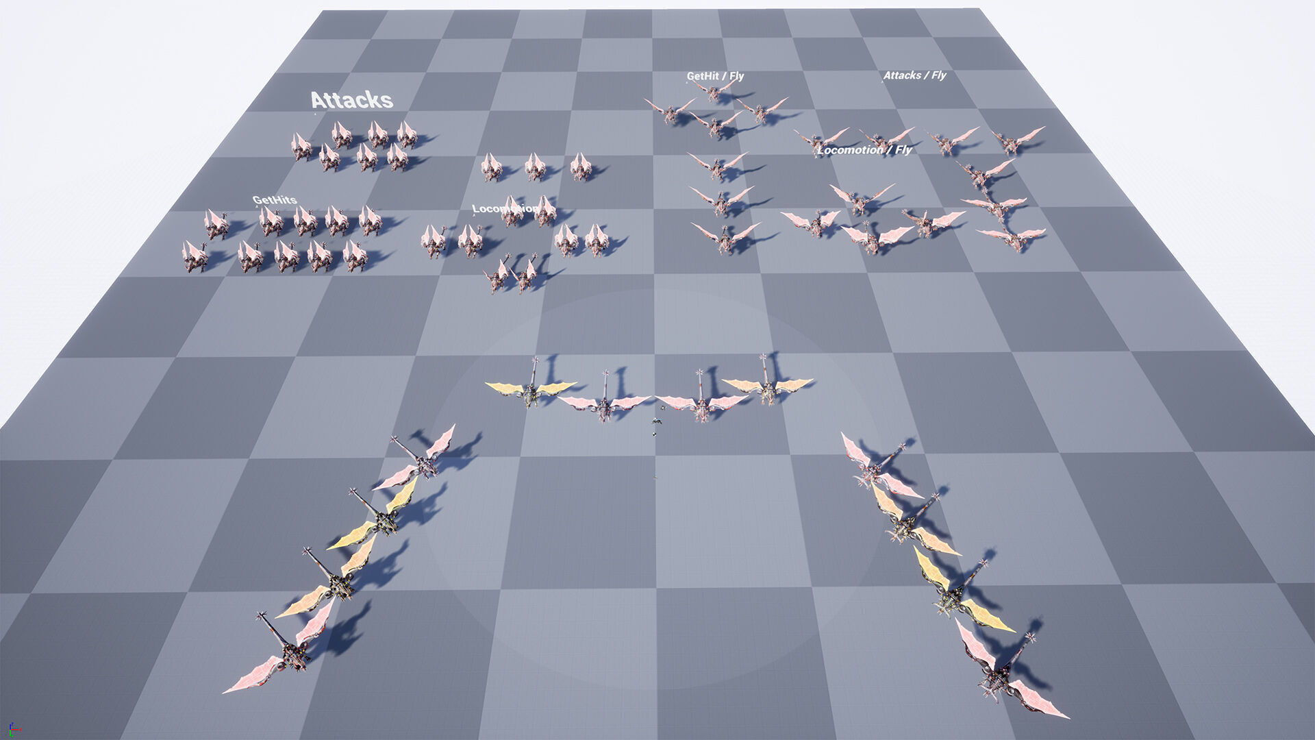 Cyborg Dragon Low-poly 3D model_5