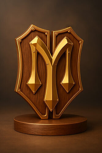 Fantasy Emblem Shield 3D Printable STL Model 3D print model