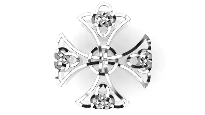 Celtic Flower Knot Pendant
