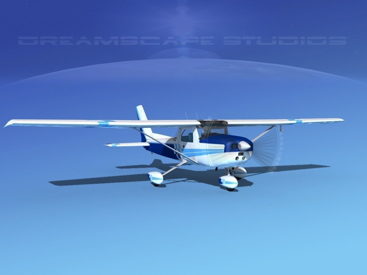 Cessna C152 Aerobat V06 3D model_2
