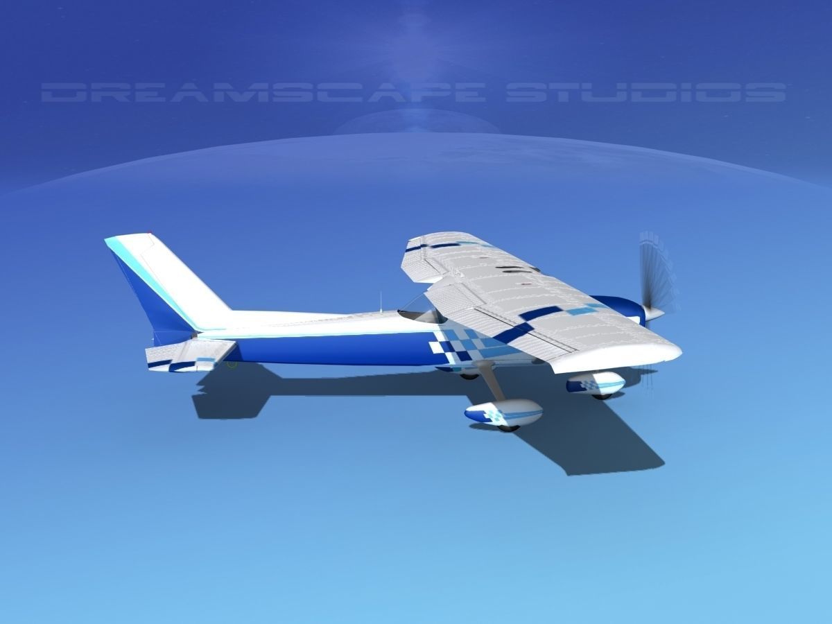 Cessna C152 Aerobat V06 3D model_4