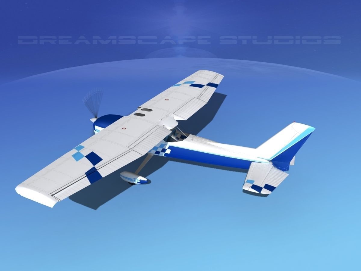 Cessna C152 Aerobat V06 3D model_8