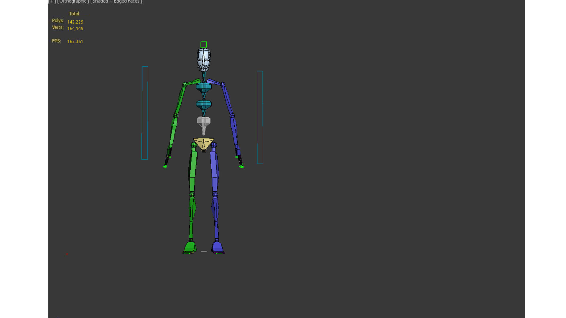 violiniset Low-poly 3D model_14