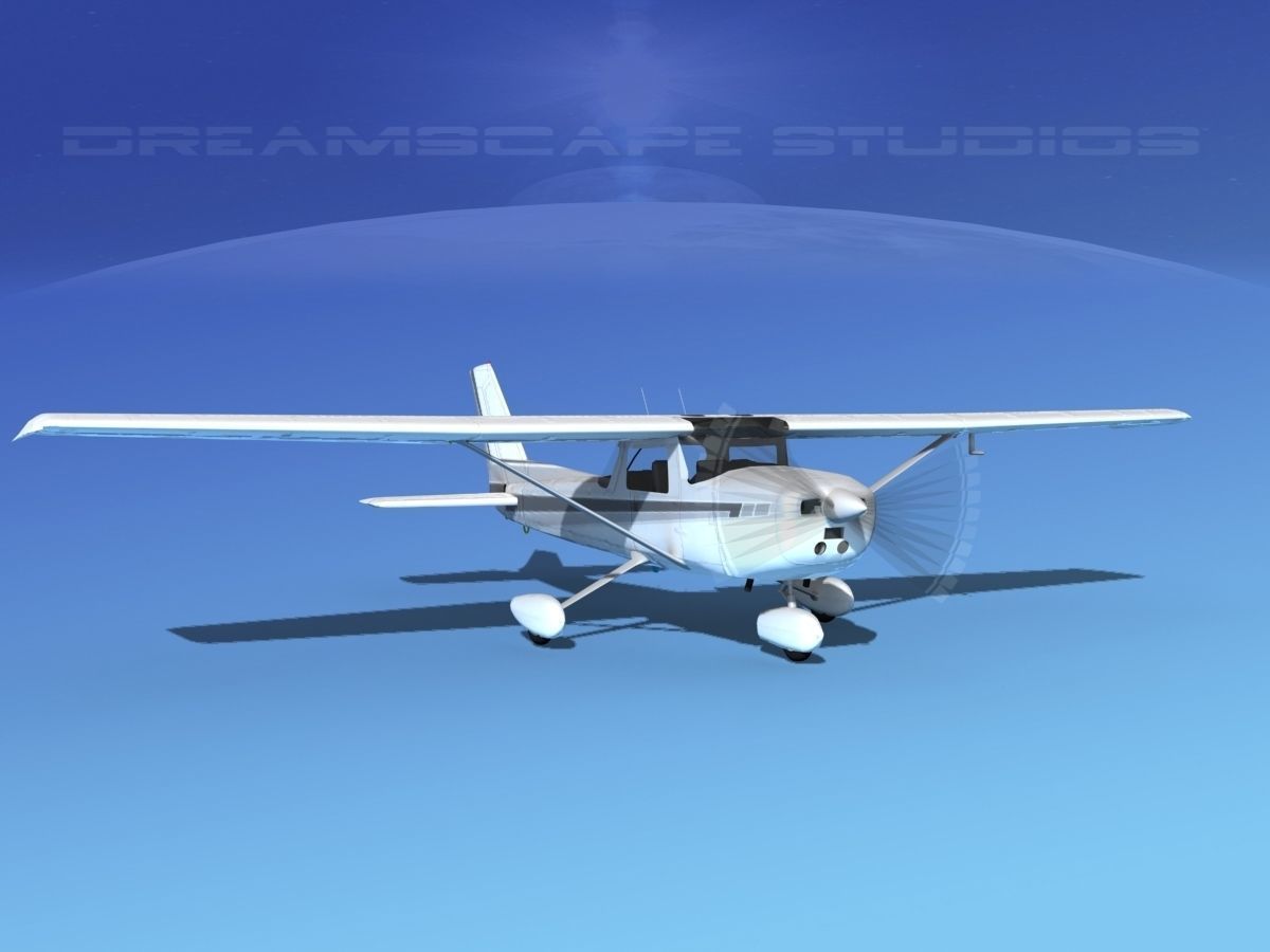 Cessna C152 Aerobat V07 3D model_2
