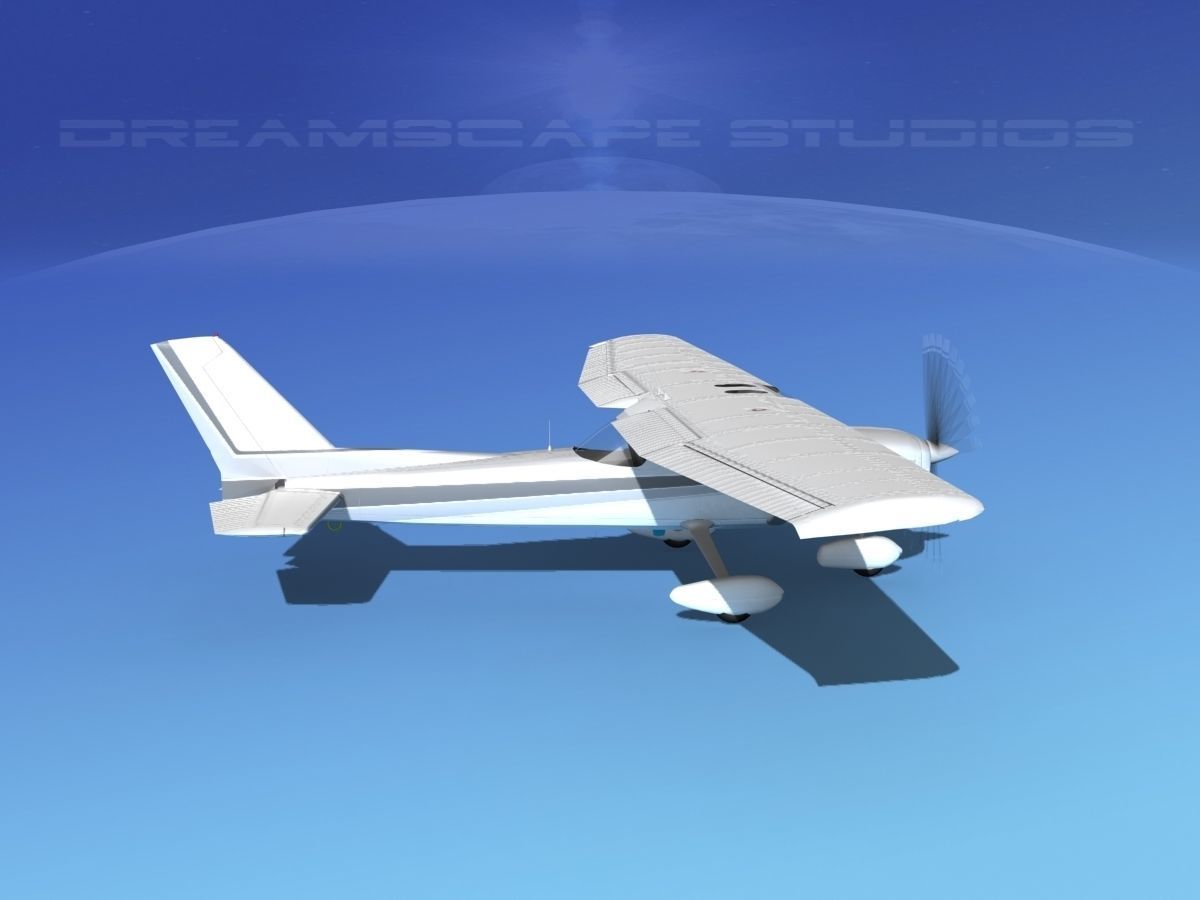 Cessna C152 Aerobat V07 3D model_4