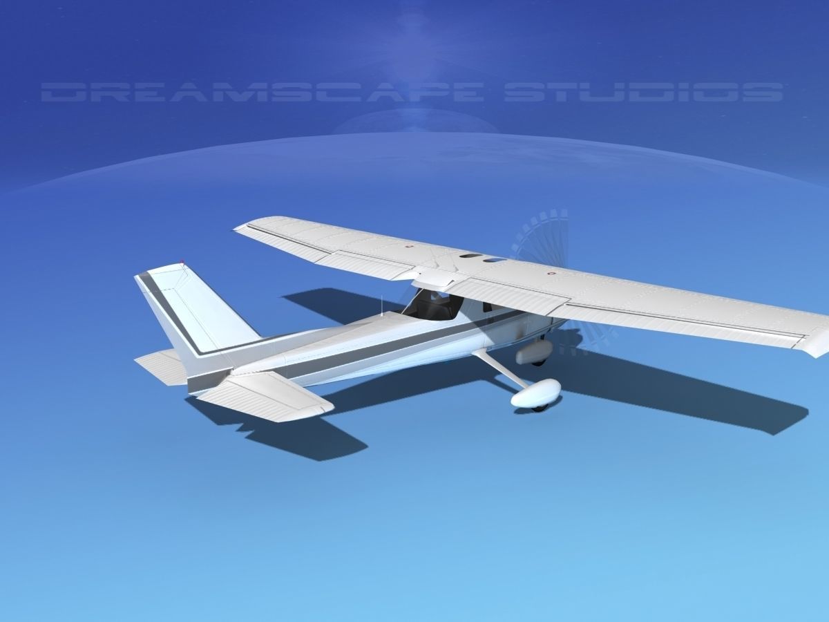 Cessna C152 Aerobat V07 3D model_5