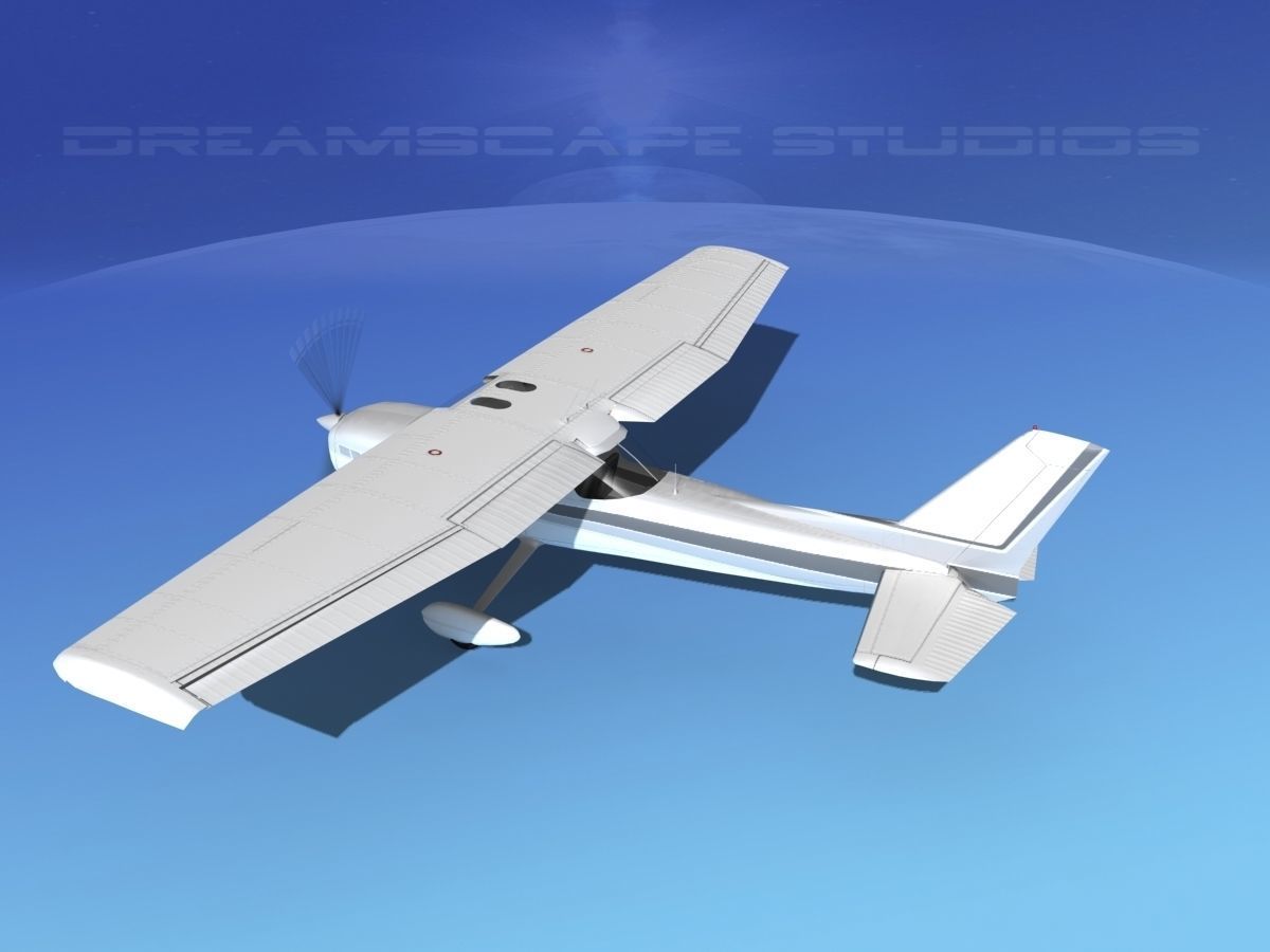 Cessna C152 Aerobat V07 3D model_8