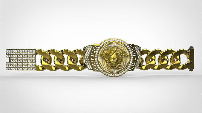 BRECELET VERSACE  Low-poly 3D model