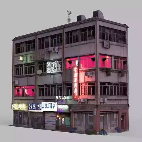 Asian Cyberpunk Towerblock