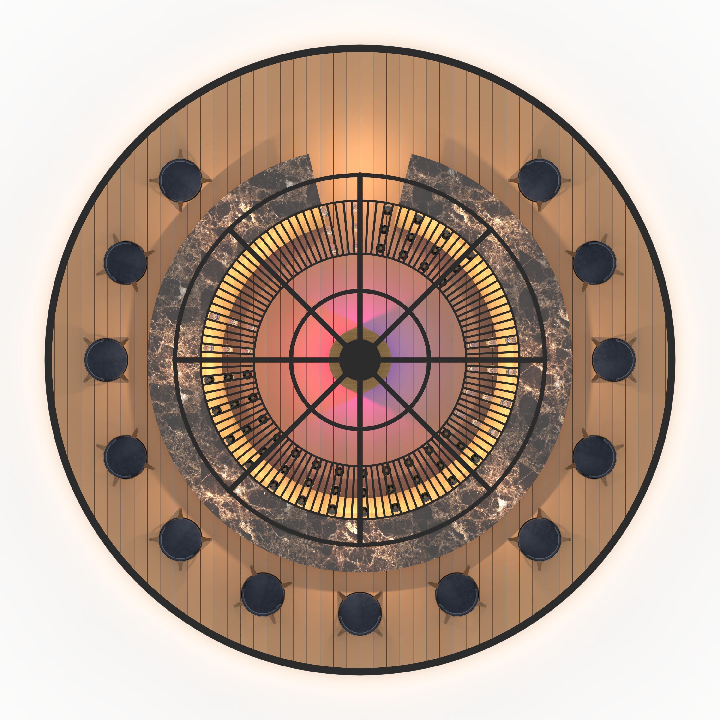 Circural Bar 01 3D model_8