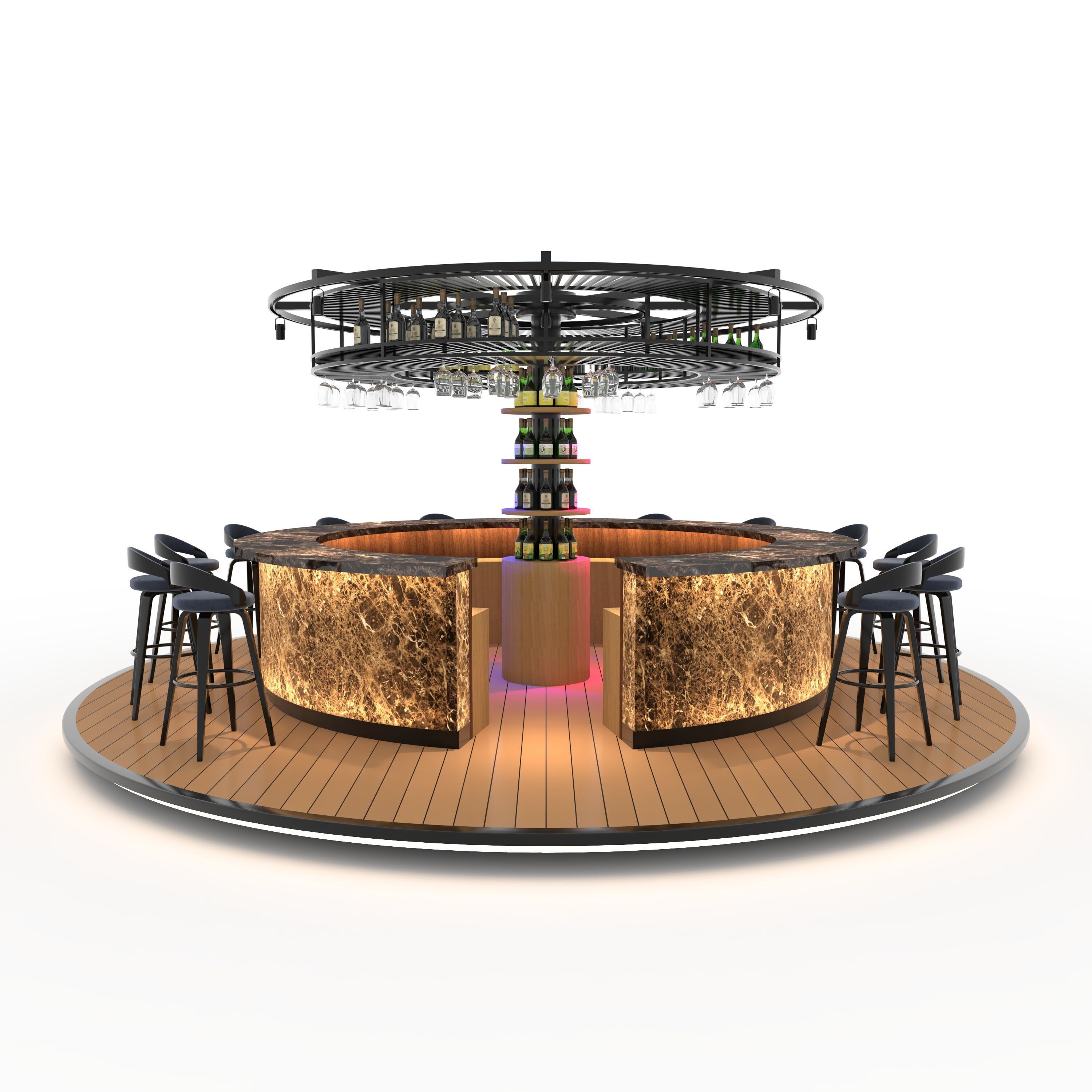 Circural Bar 01 3D model_3