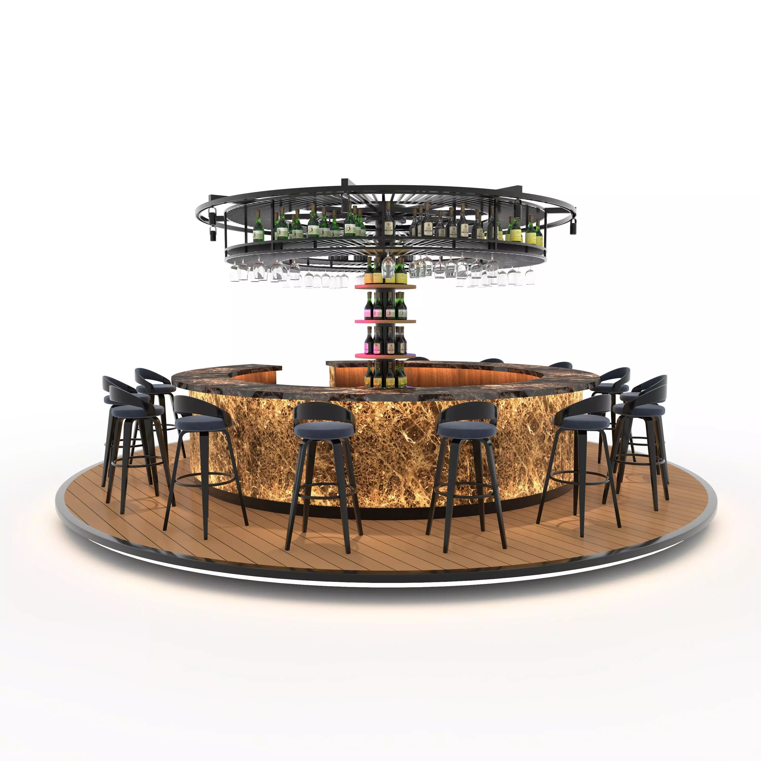 Circural Bar 01 3D model_0