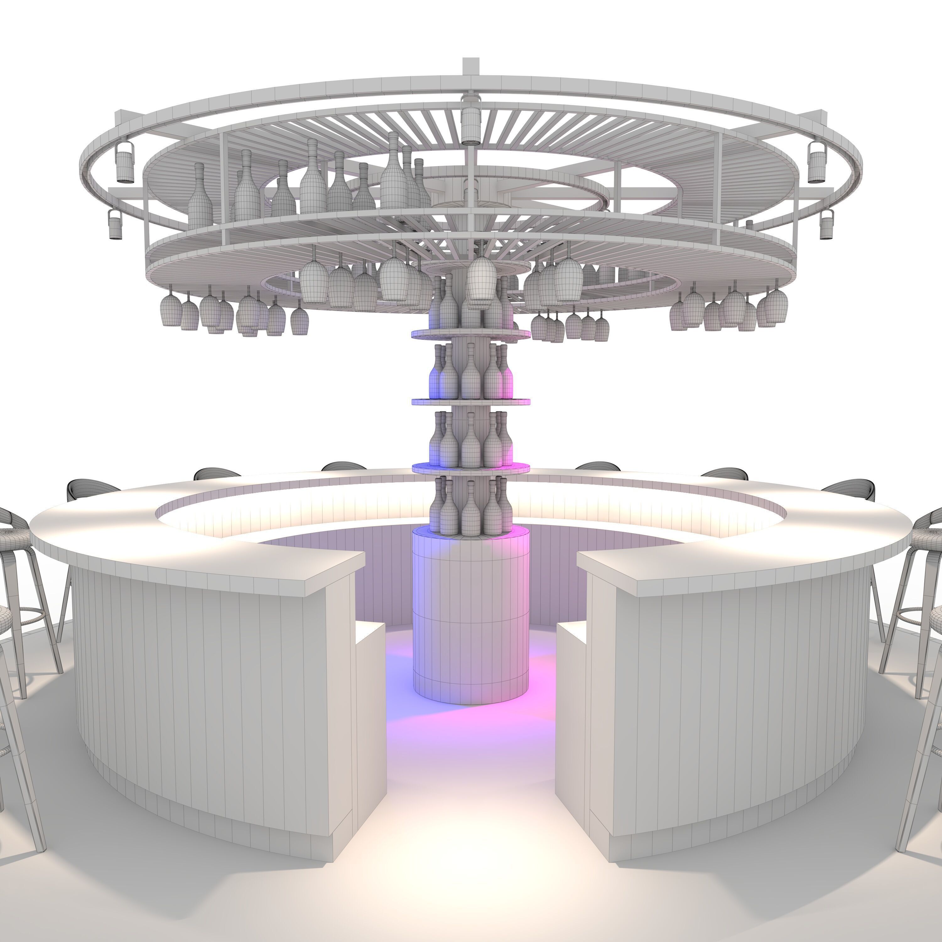 Circural Bar 01 3D model_7
