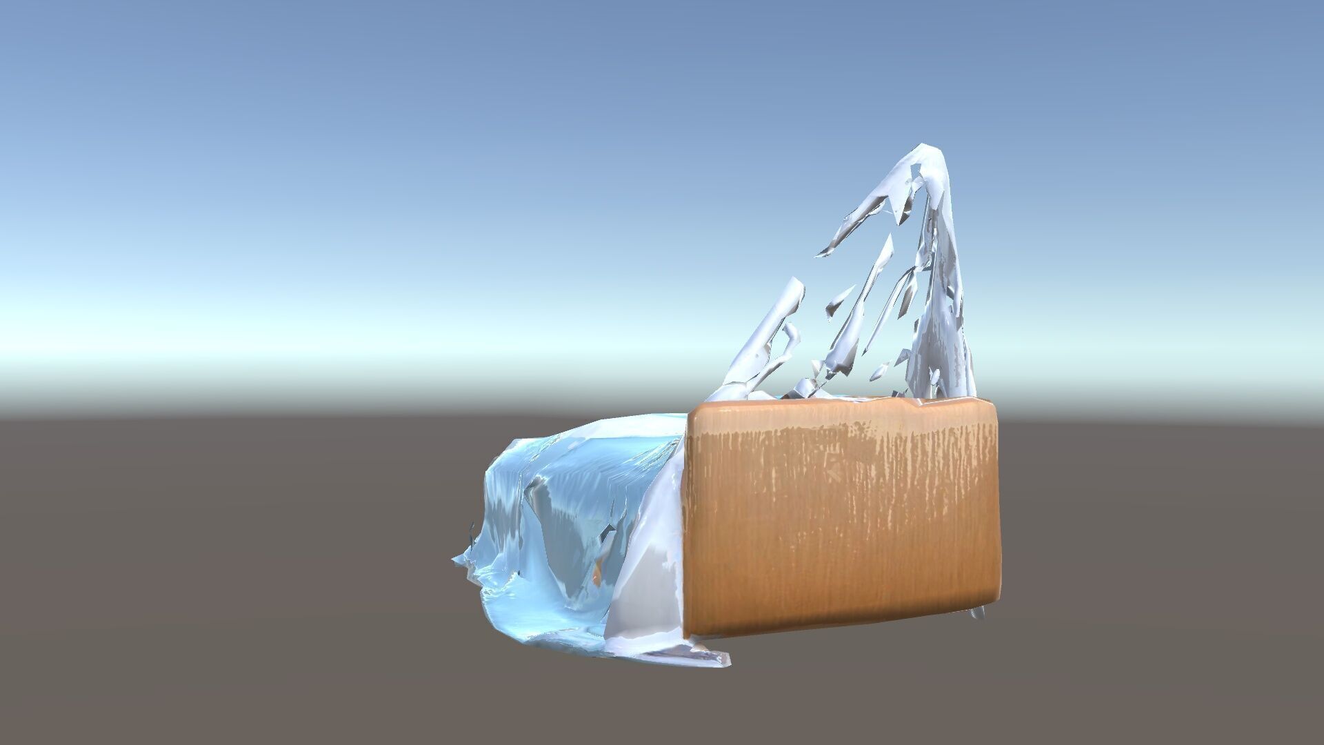 Elegant Canopy Bed model pack with Draped Fabric Low-poly 3D model_34