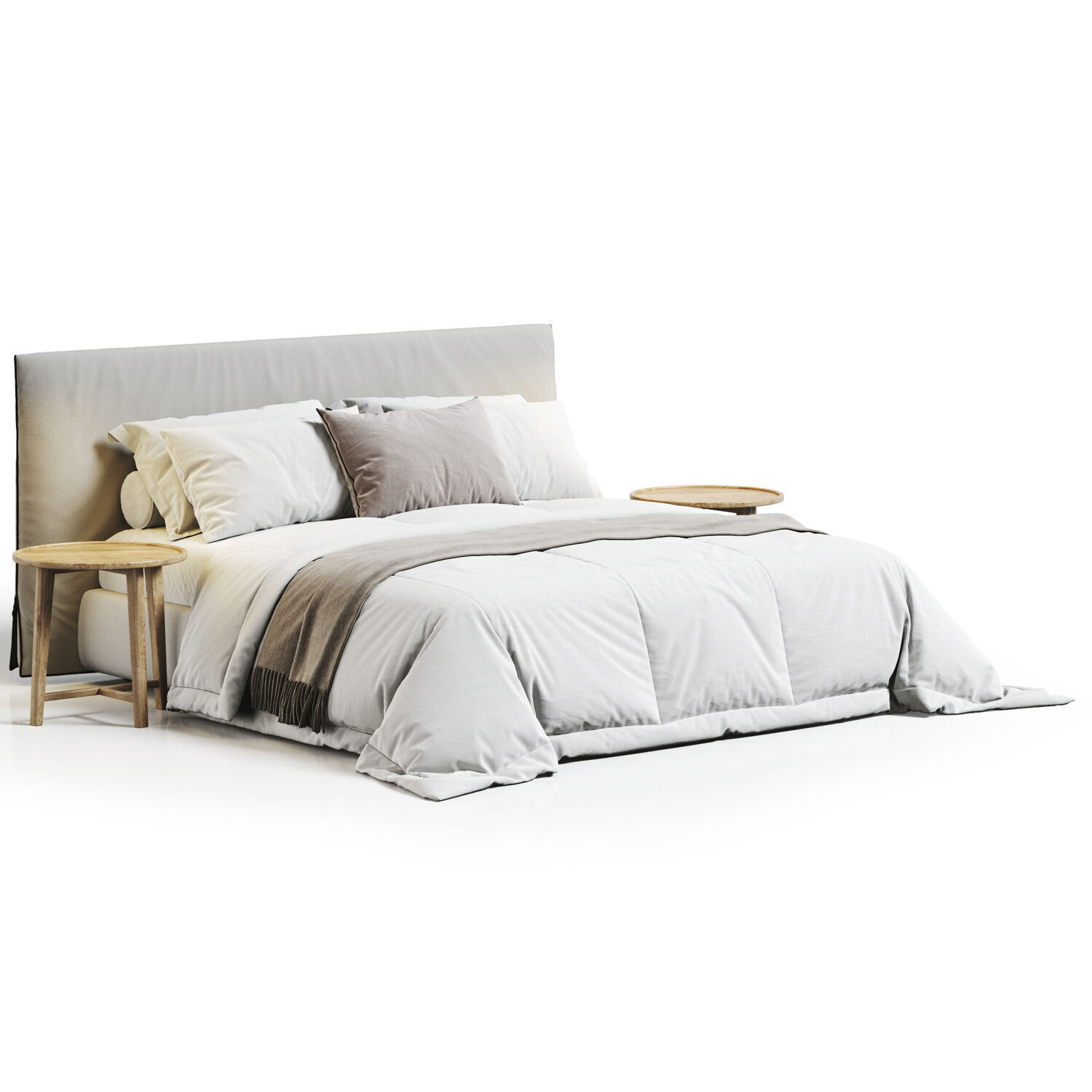 Bed Colection 01 - 10 Items 3D model_37
