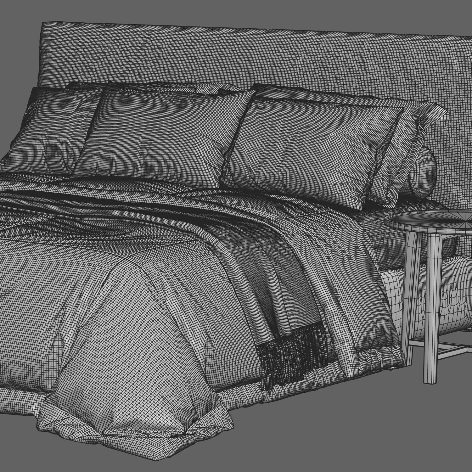 Bed Colection 01 - 10 Items 3D model_34