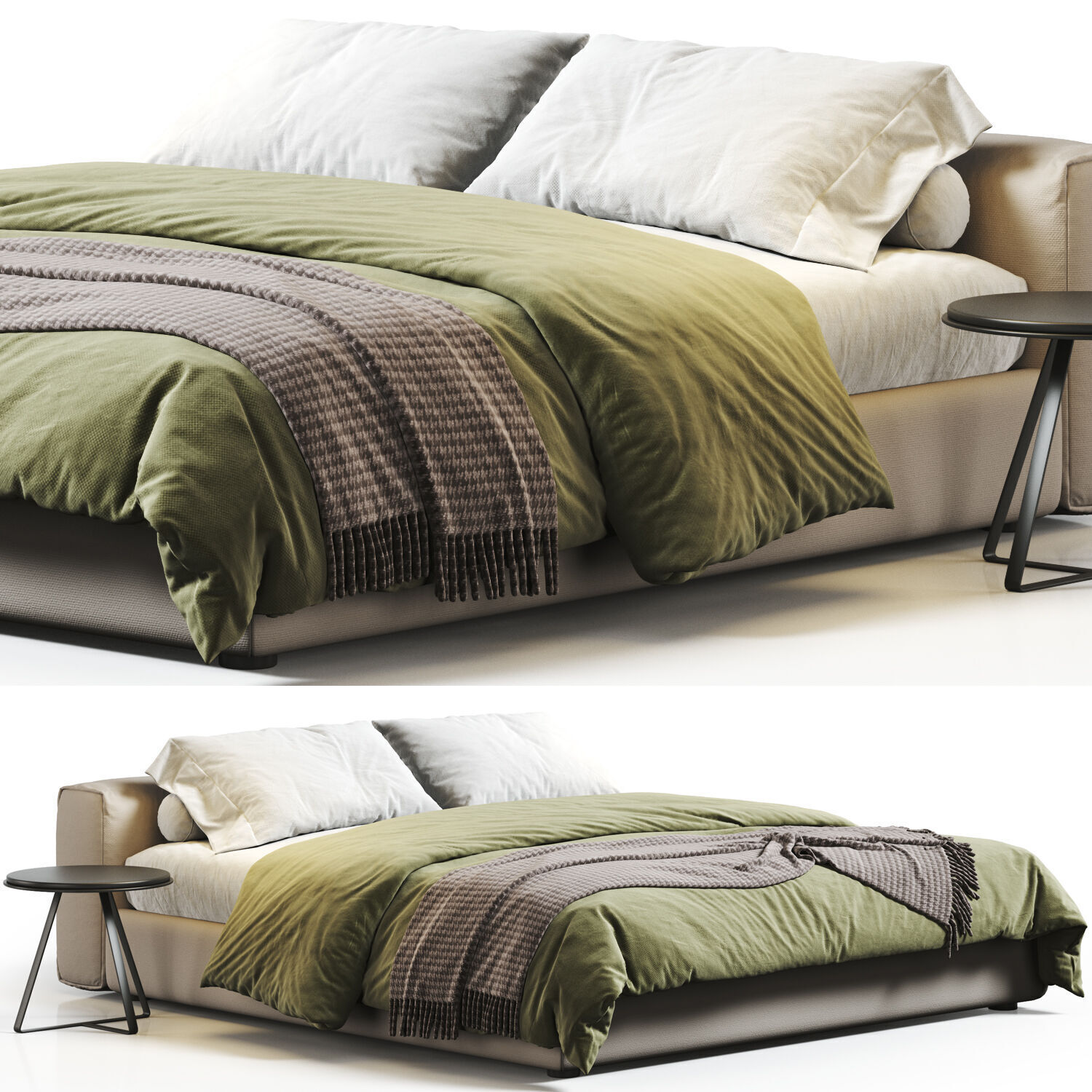 Bed Colection 01 - 10 Items 3D model_6