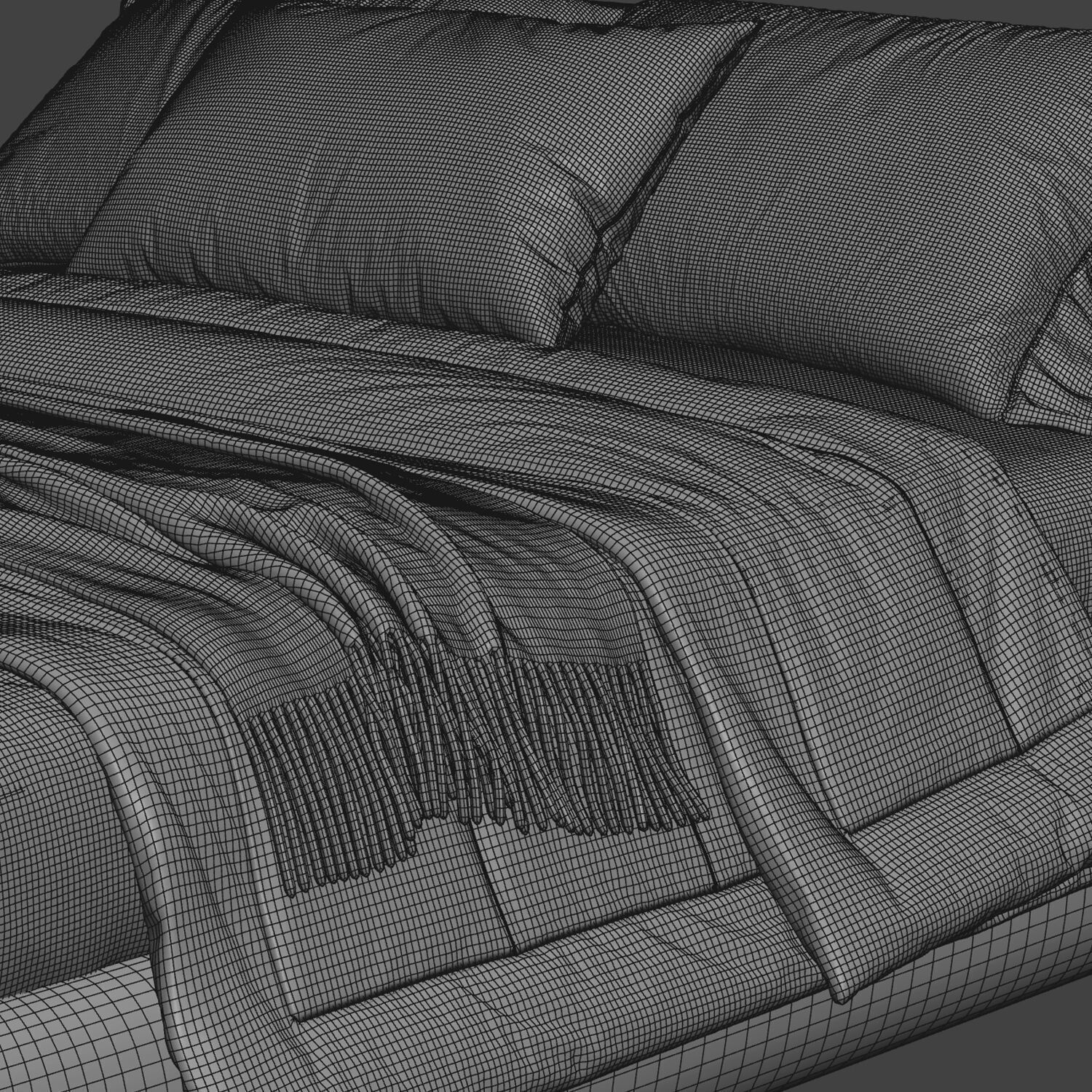 Bed Colection 01 - 10 Items 3D model_32