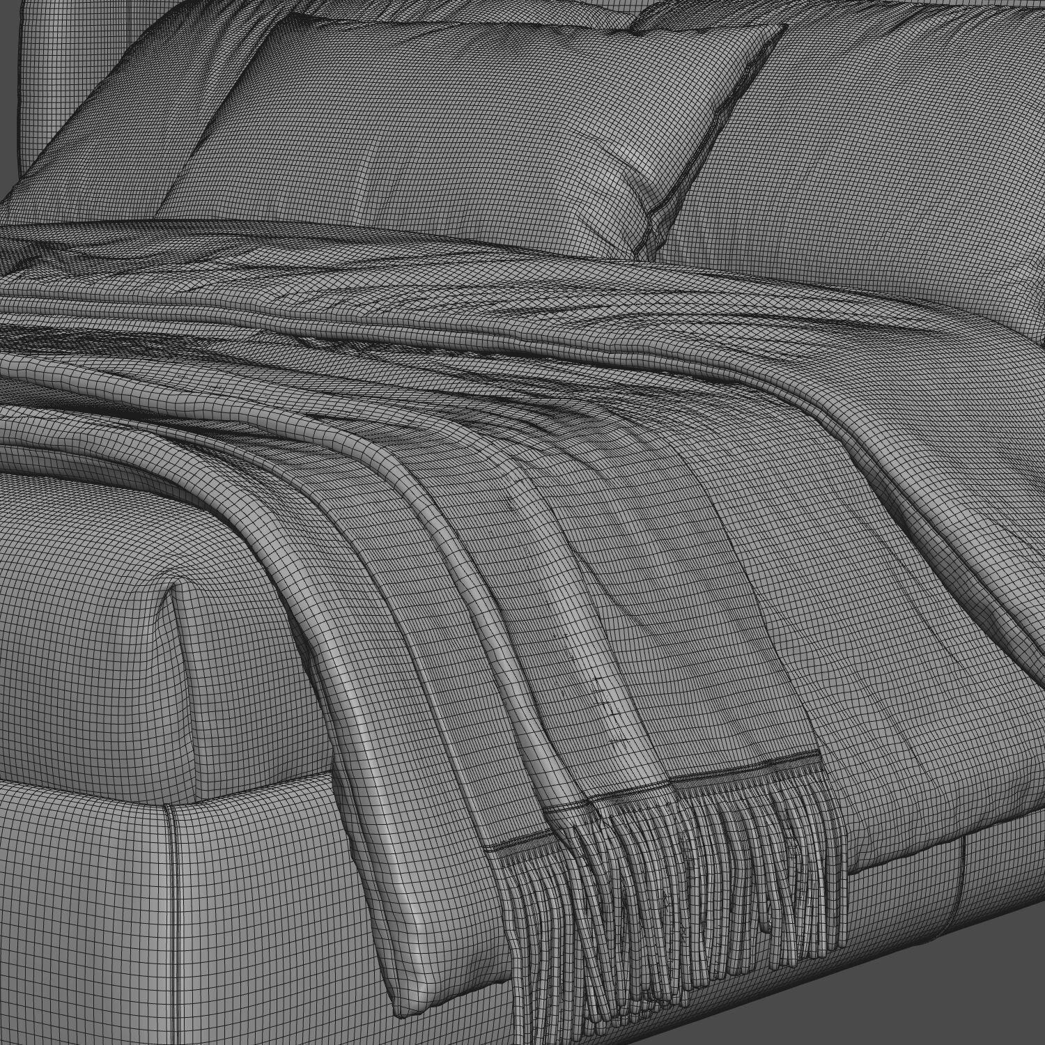 Bed Colection 01 - 10 Items 3D model_13