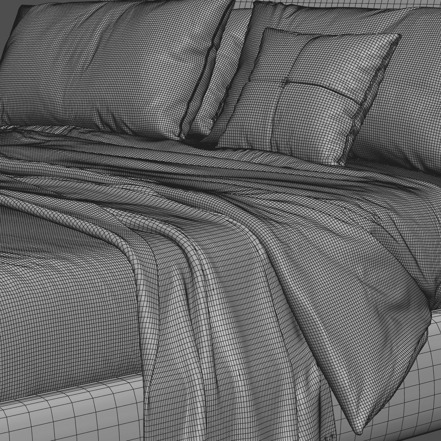 Bed Colection 01 - 10 Items 3D model_30