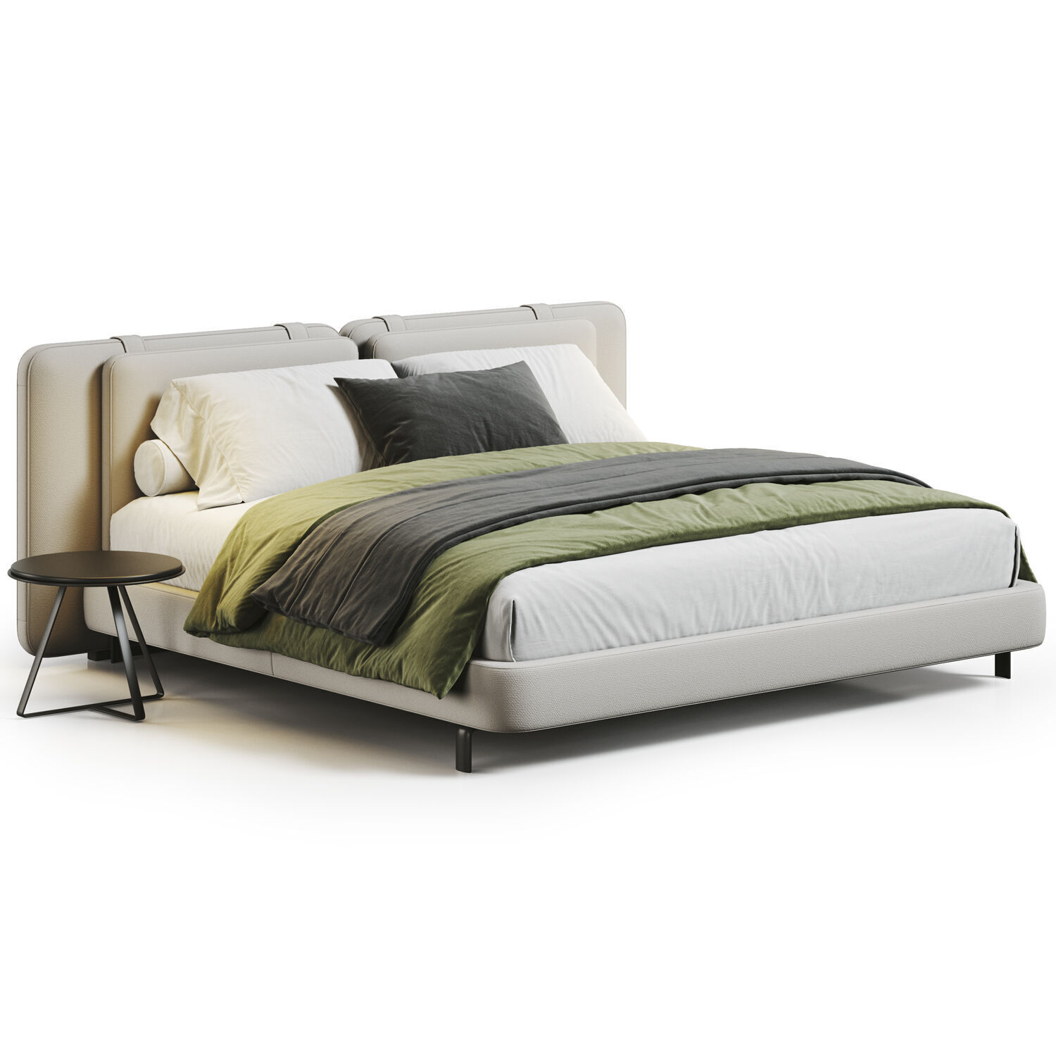 Bed Colection 01 - 10 Items 3D model_24