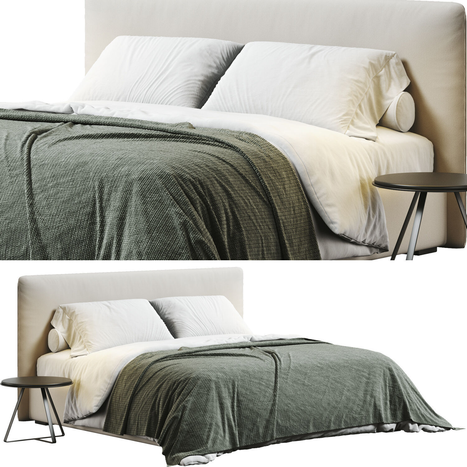Bed Colection 01 - 10 Items 3D model_40
