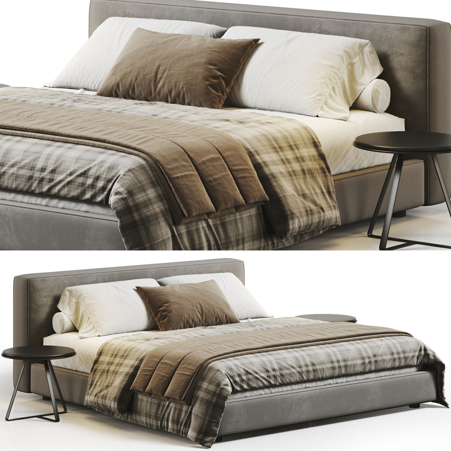 Bed Colection 01 - 10 Items 3D model_14