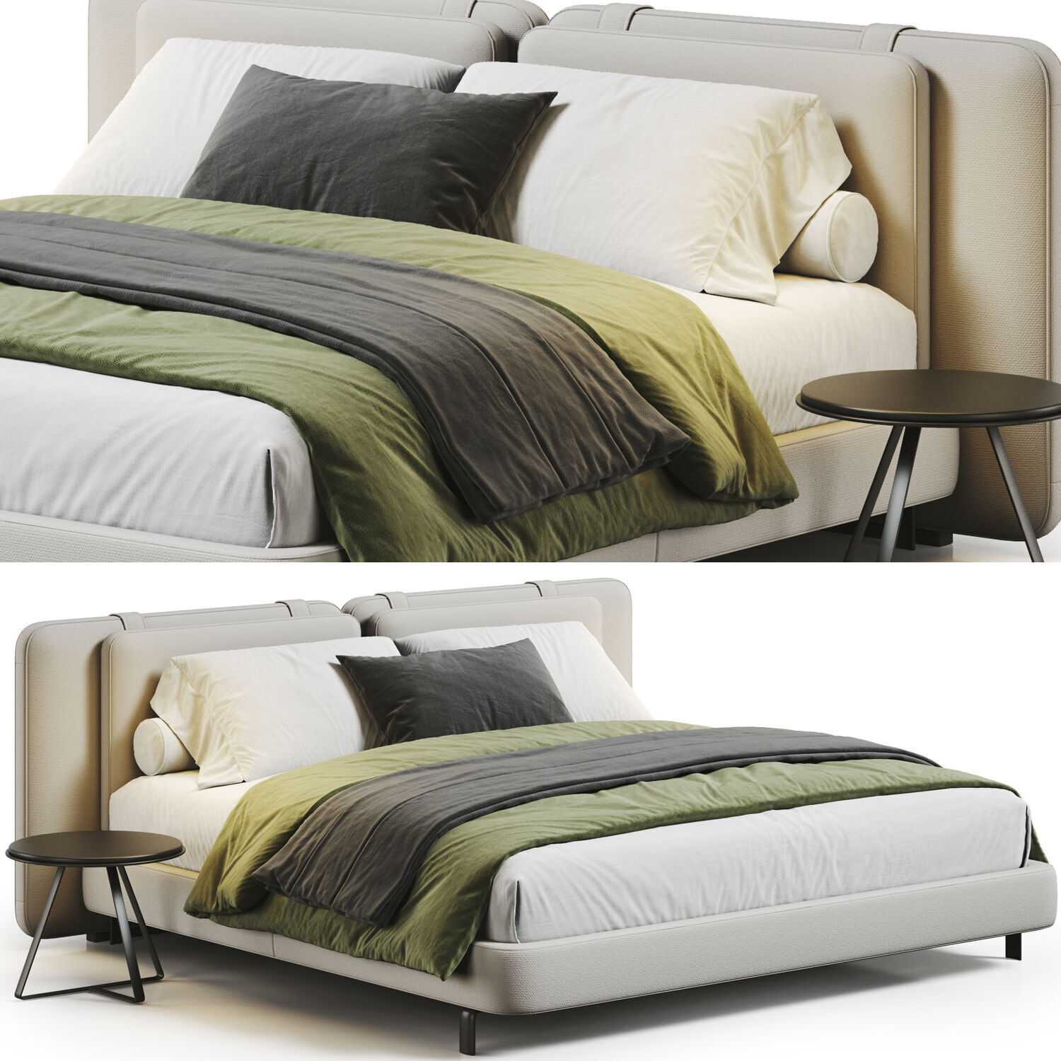 Bed Colection 01 - 10 Items 3D model_23