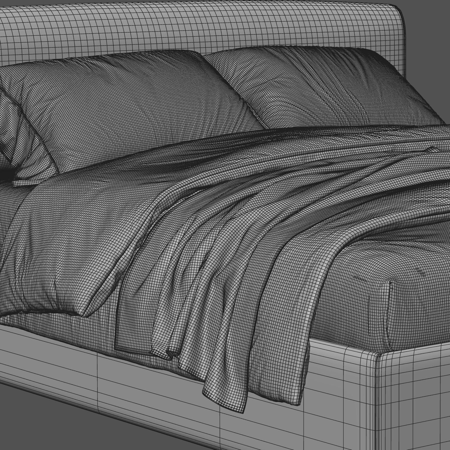 Bed Colection 01 - 10 Items 3D model_39