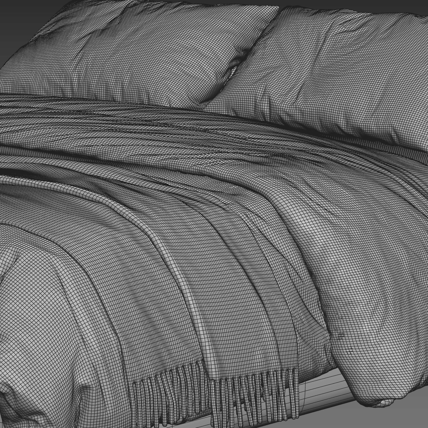 Bed Colection 01 - 10 Items 3D model_9