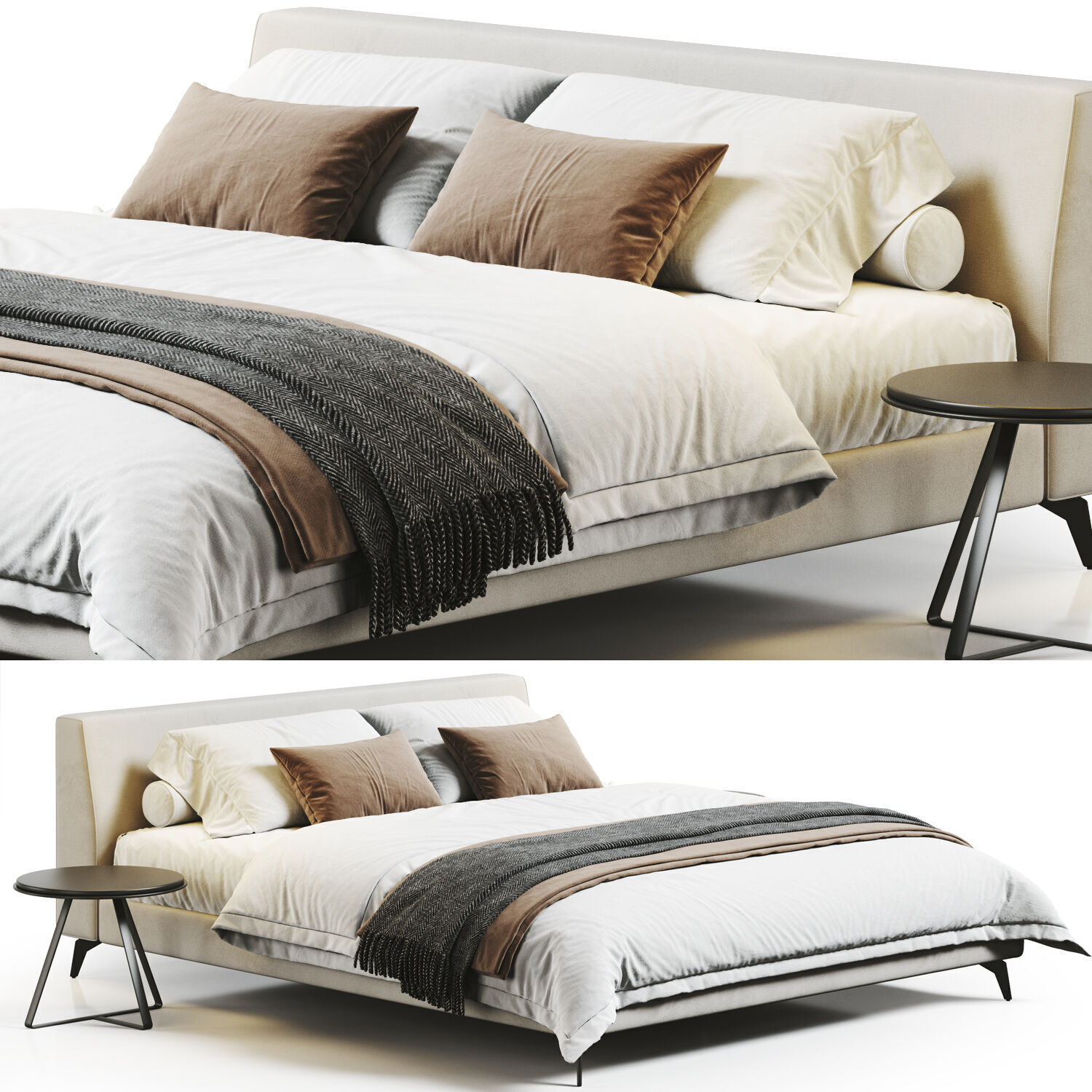 Bed Colection 01 - 10 Items 3D model_18