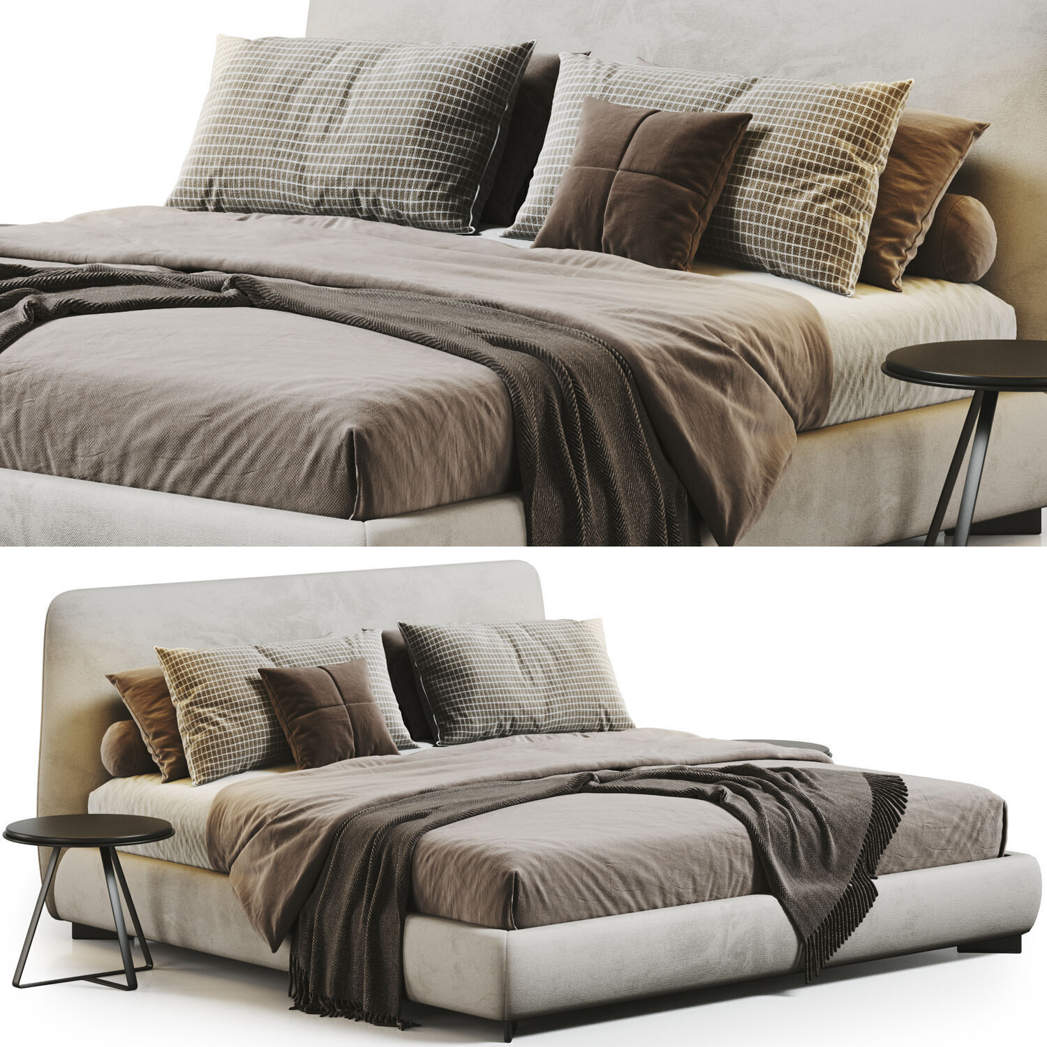 Bed Colection 01 - 10 Items 3D model_27
