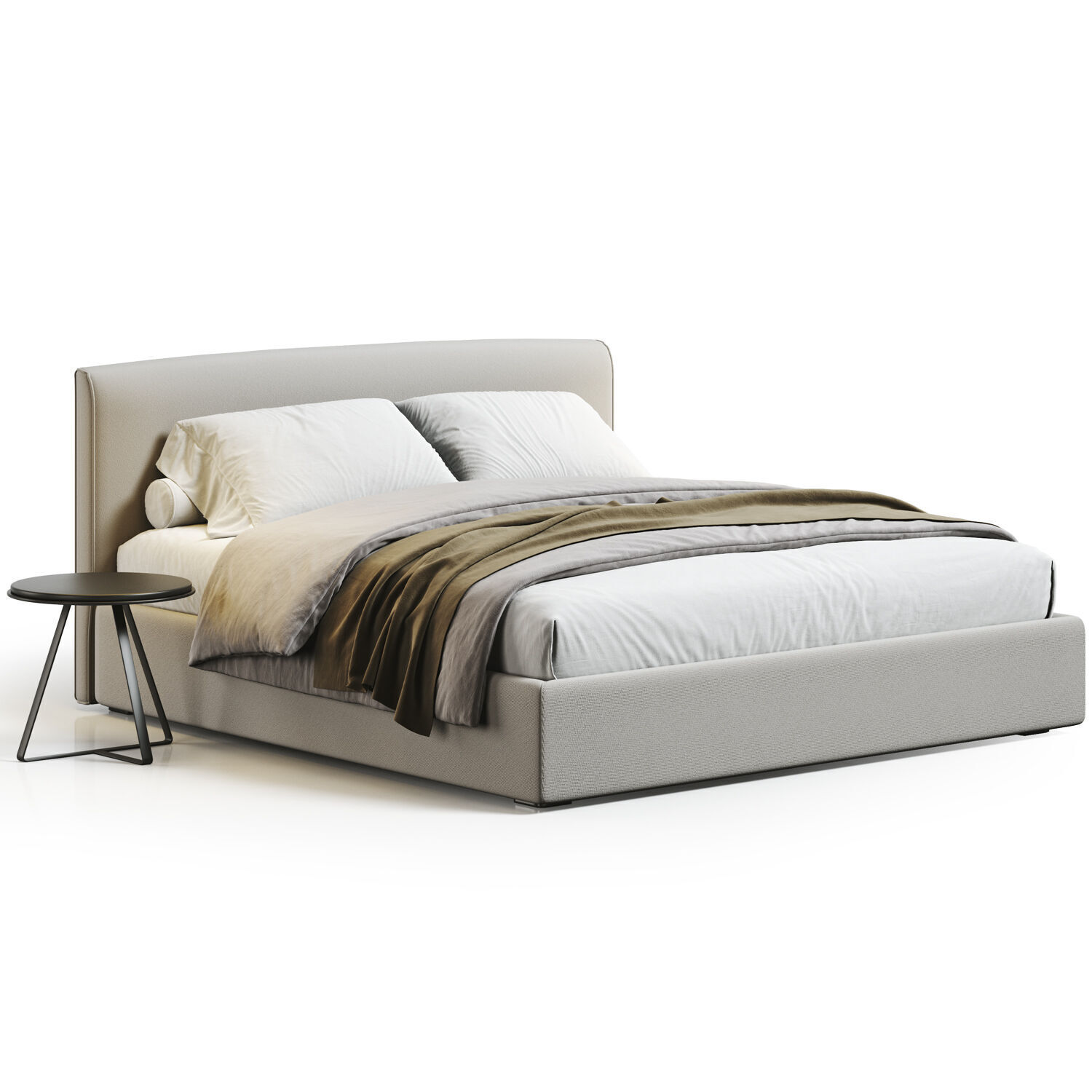 Bed Colection 01 - 10 Items 3D model_36