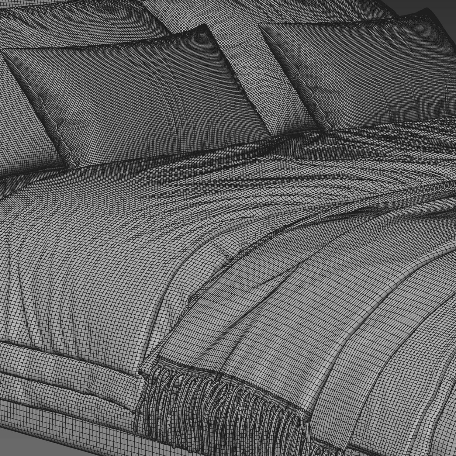 Bed Colection 01 - 10 Items 3D model_21